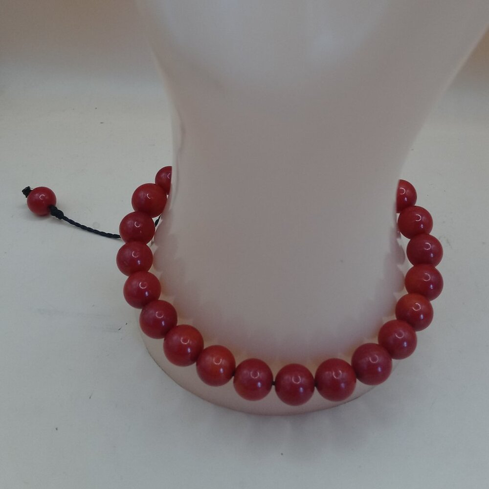 Unisex Ruby Natural Stone Bracelet Symbol Purity Peace